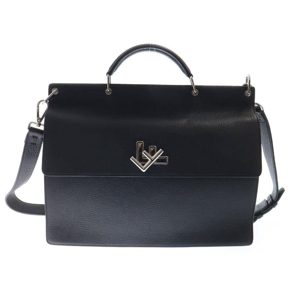FENDI (フェンディ) Selleria FF Turn Lock Laptop Bag 7VA462 FENDI (フェンディ) Selleria FF Turn Lock Laptop Bag 7VA462