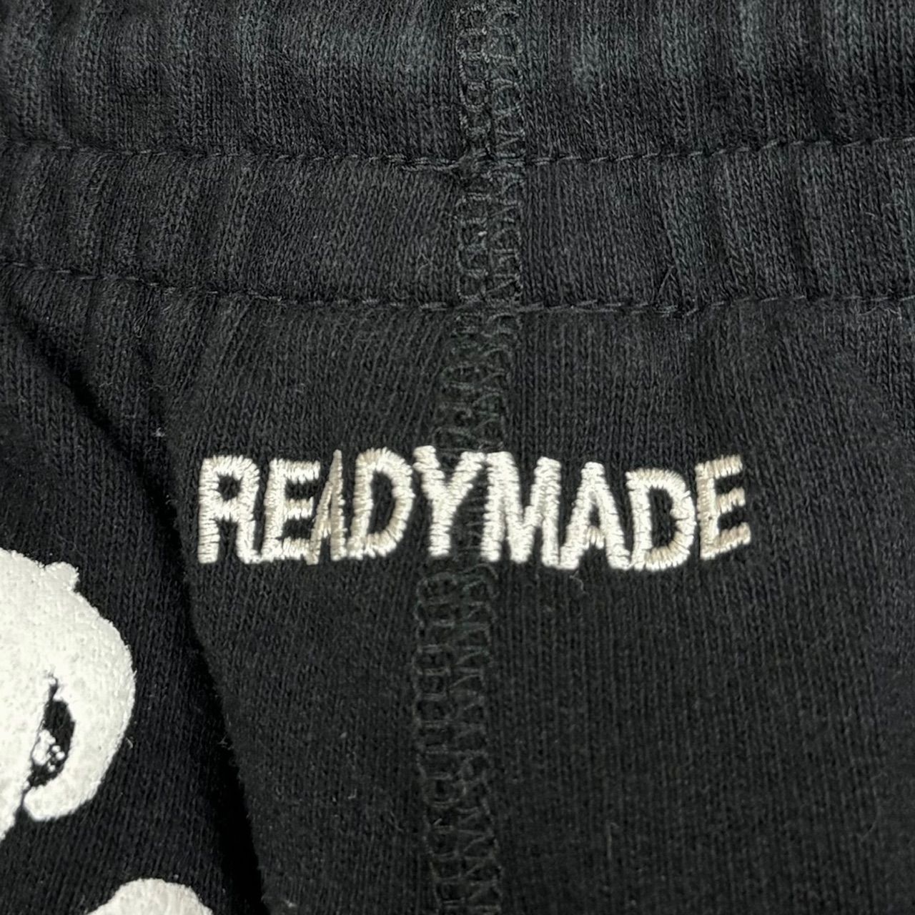READYMADE DENIM TEARS COTTON WREATH SWEAT SHORTS BLACK フラワー 