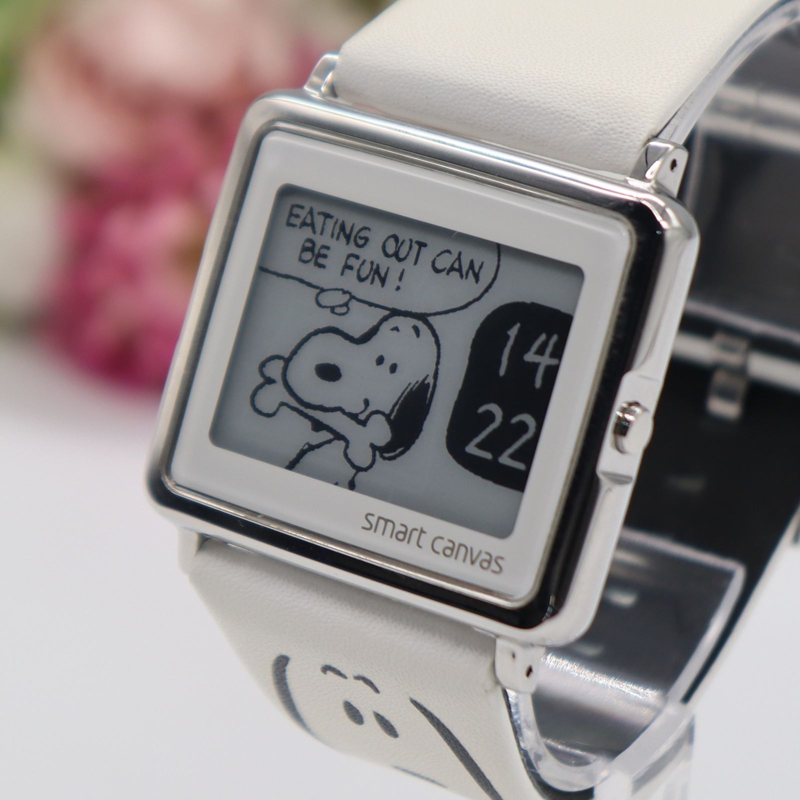 Smart Canvas 腕時計 デジタル ピーナッツ スヌーピー Smart Canvas