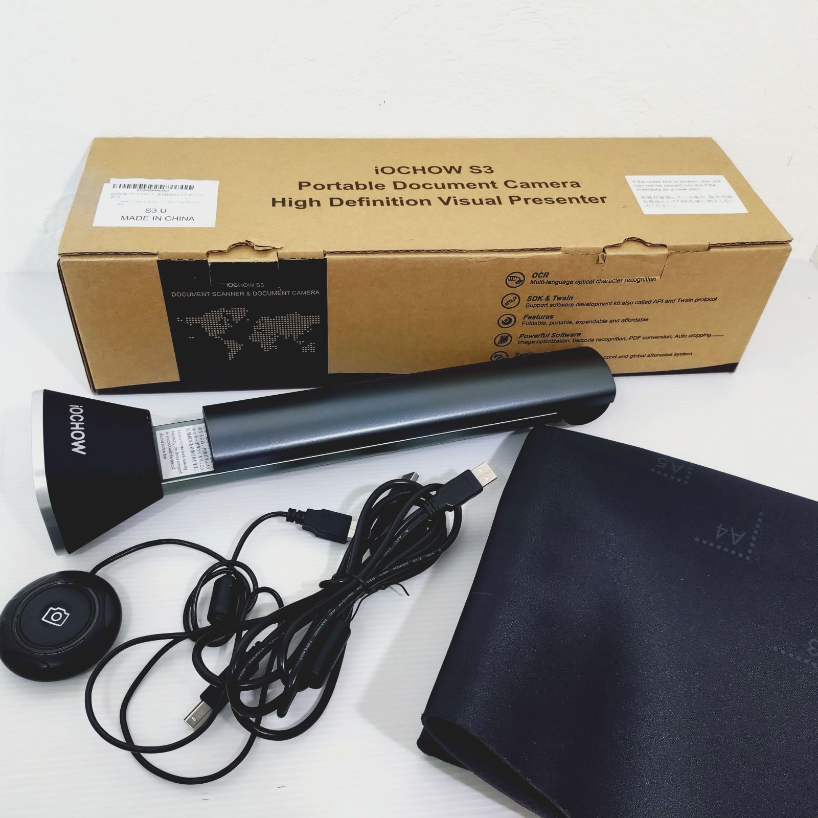 iOCHOW 【期間限定】iOCHOW ドキュメントスキャナー S3 1700万画素 非 