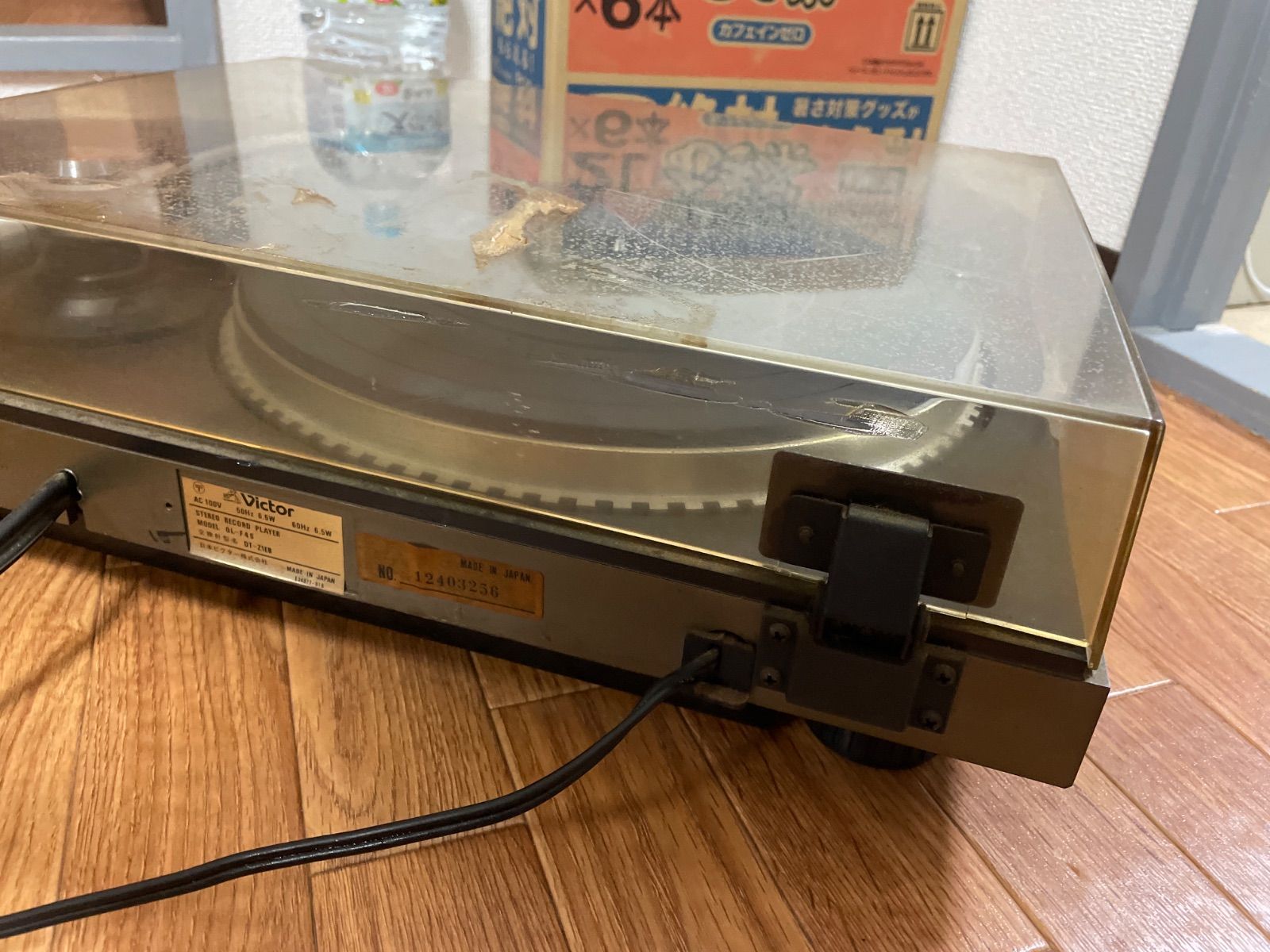ジャンク品 victor ql-f4 レコードプレーヤー - メルカリ