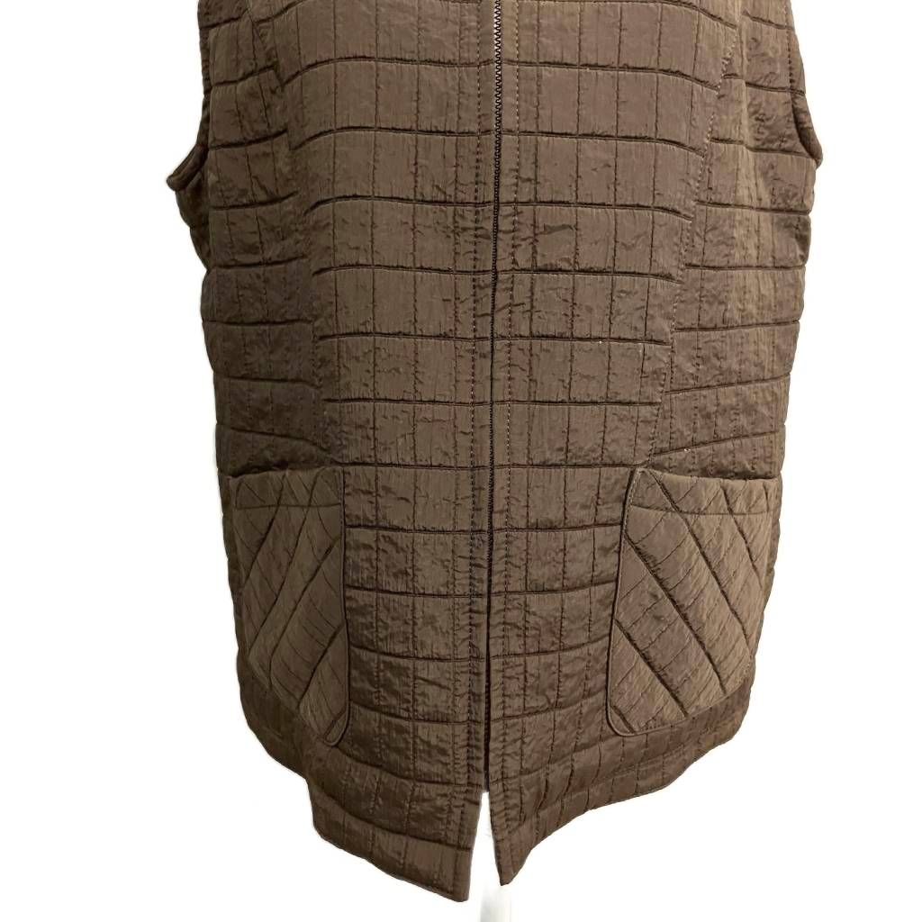 【極美品】レリアン　Leilian ボアロングベスト　ムートン 現行 極美品】レリアン Leilian ボアロングベスト ムートン 現行