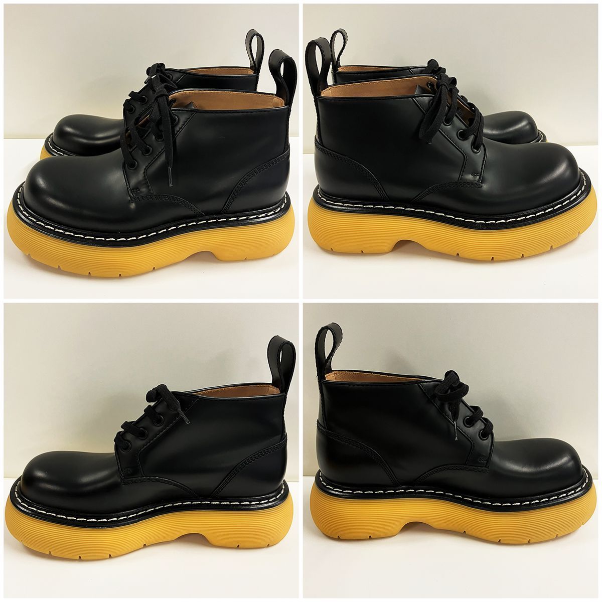 BOTTEGA VENETA ボッテガヴェネタ レザー アンクルブーツ サイズ37 24cm相当