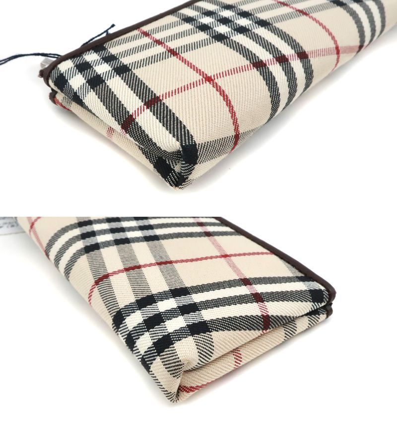 【新品 未使用級】BURBERRY ノバチェック ペンケース コスメ ポーチ BURBERRY バーバリー ポーチ ペンケース ノバチェック ロゴ金具