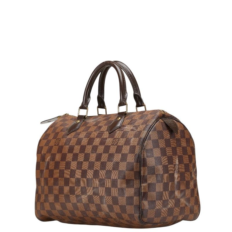 ルイ ヴィトン ダミエ スピーディ30 ハンドバッグ ミニボストンバッグ N41364 ブラウン PVC レザー レディース LOUIS VUITTON 245-14977