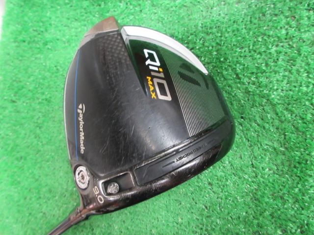 美品テーラーメイドQi10MAX ドライバー 9°DiamanaTM50S送料込 0175]ドライバー テーラーメイド Qi10 MAX/Diamana Blue TM50(JP