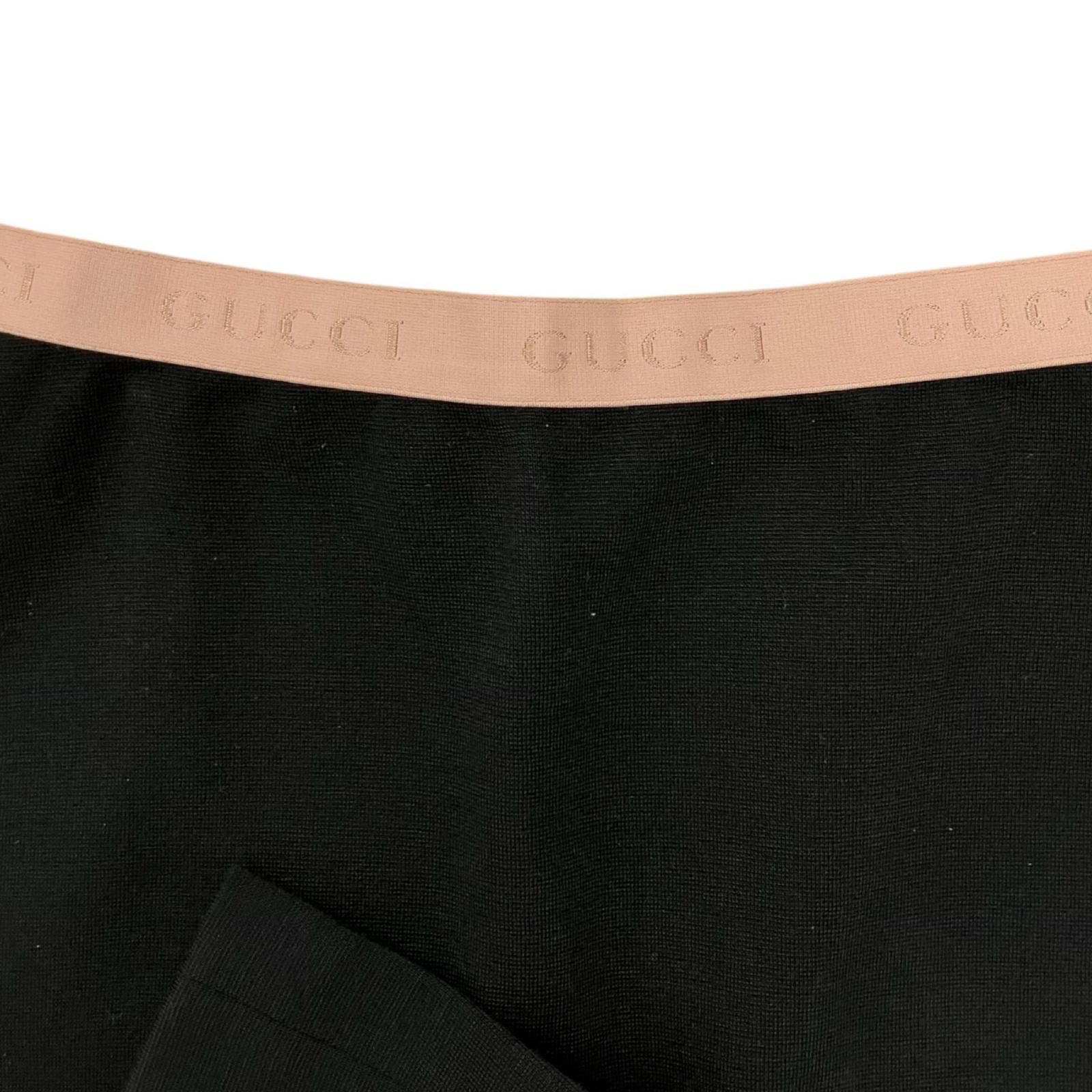 186005 現状品 GUCCI グッチ GUCCI スカート 40 ブラック ポリエステル レディース GULLKHAN_COM