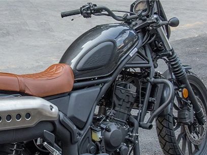 CL250 マットブラック プラスチックタンクカバー ホンダ CL250/CL500 タンクカバー ブラック K-SPEED