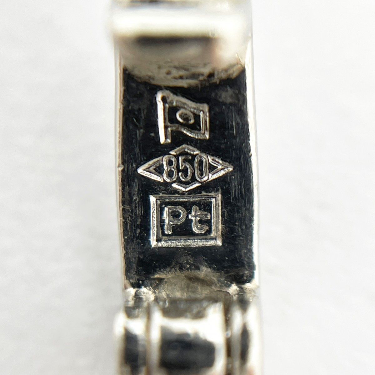 5khc063】喜平 ネックレス Pt850 プラチナ 6面 シングル 50.1cm 30.8g  