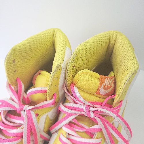 ◇ NIKE ナイキ 蛍光色 ガーリー 目立つ スニーカー サイズ24.0 ◇ NIKE ナイキ 蛍光色 ガーリー 目立つ スニーカー サイズ24.0