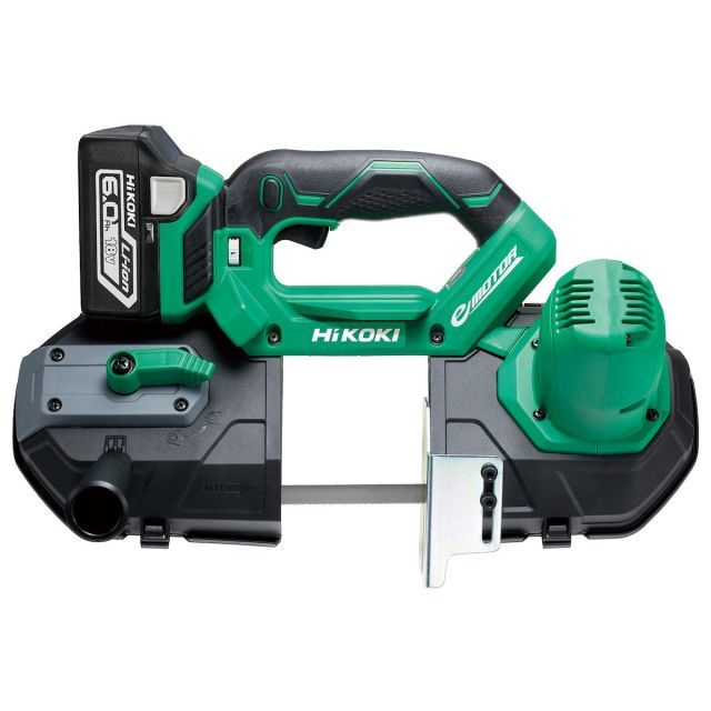 HiKOKI ハイコーキ 旧日立工機 コードレスロータリバンドソー CB18DBL S LXPK リチウムイオン電池 急速充電器 ケース付き
