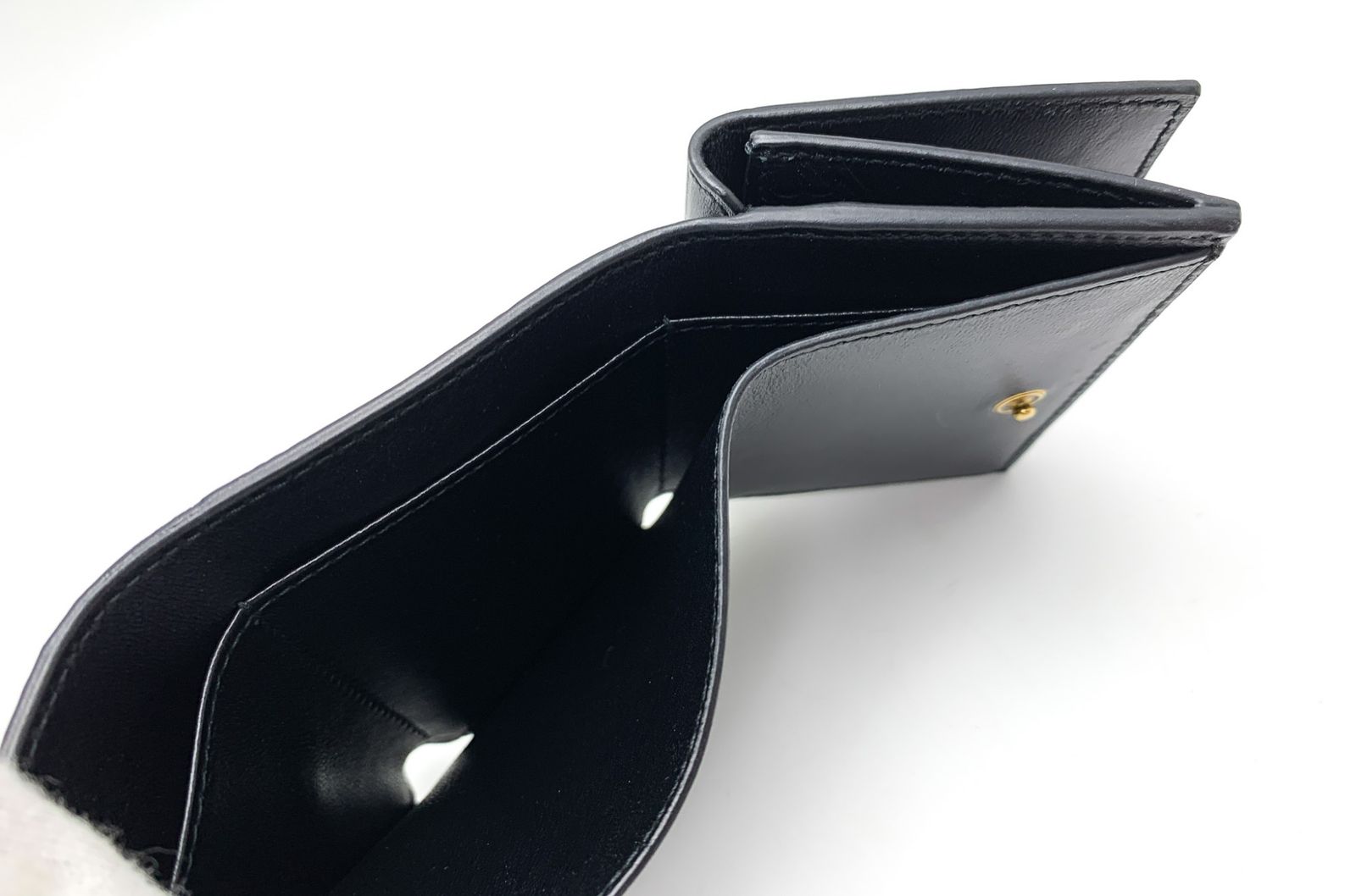 BALENCIAGA バレンシアガ BBモノグラム ミニウォレット 717790 黒