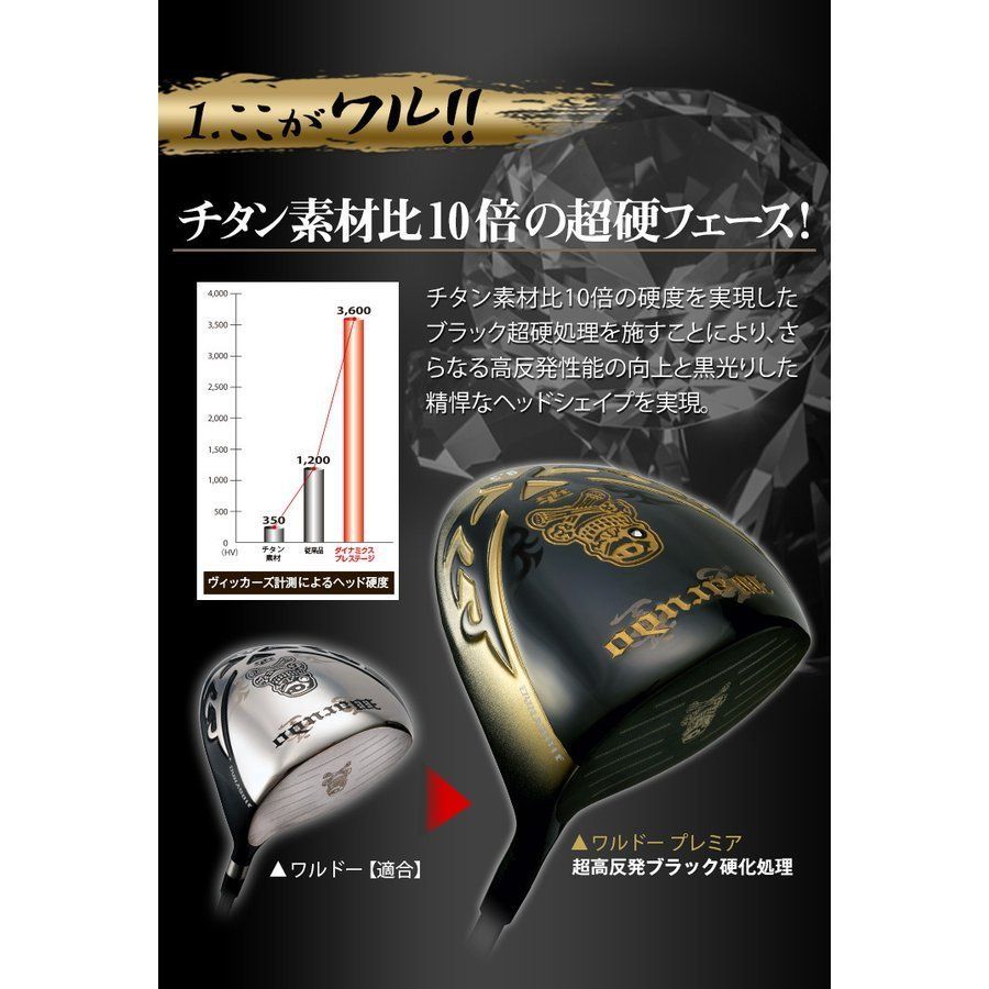 ヘッドのみ【新品】超高反発フェースの激飛びドライバー「悪童」