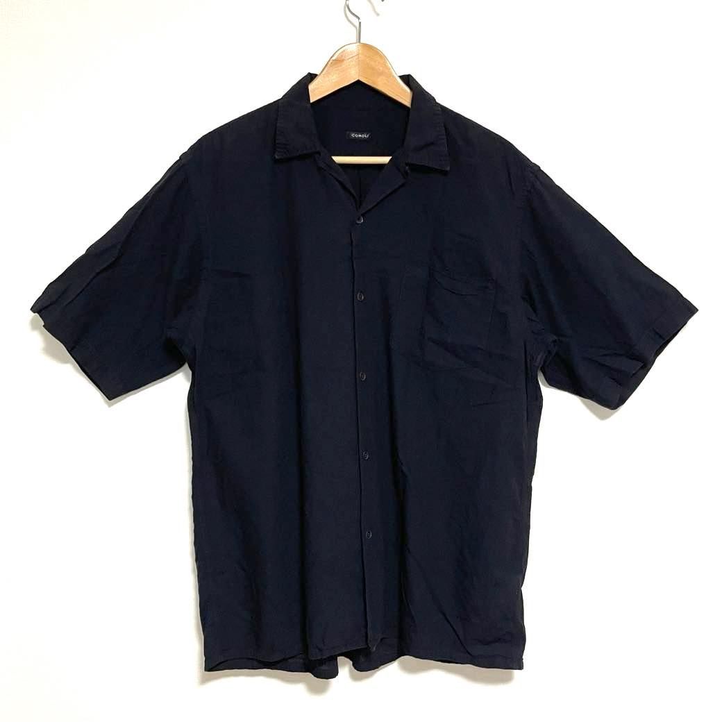 COMOLI (コモリ)[R01-02011] ベタシャン オープンカラーシャツ ...