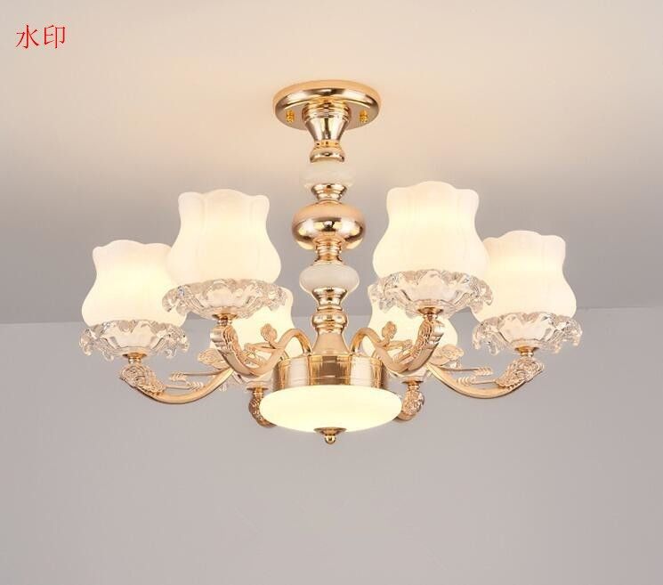 LED電球対応】5灯電球5個付E26水雷型クラシカルシャンデリアグレース