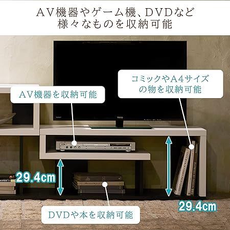 32V型テレビ用】 白井産業 テレビ台 ローボード テレビボード ユニーク