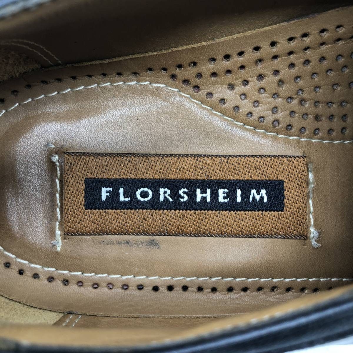  古着 フローシャイム Florsheim Uチップシューズ 10 B メンズ28.0 cm相当 saa 014351 デッキシューズ 靴