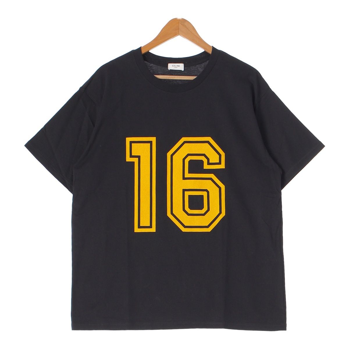 セリーヌ 24SS メンズ 16 LOOSE ロゴ プリント ルーズ Tシャツ 