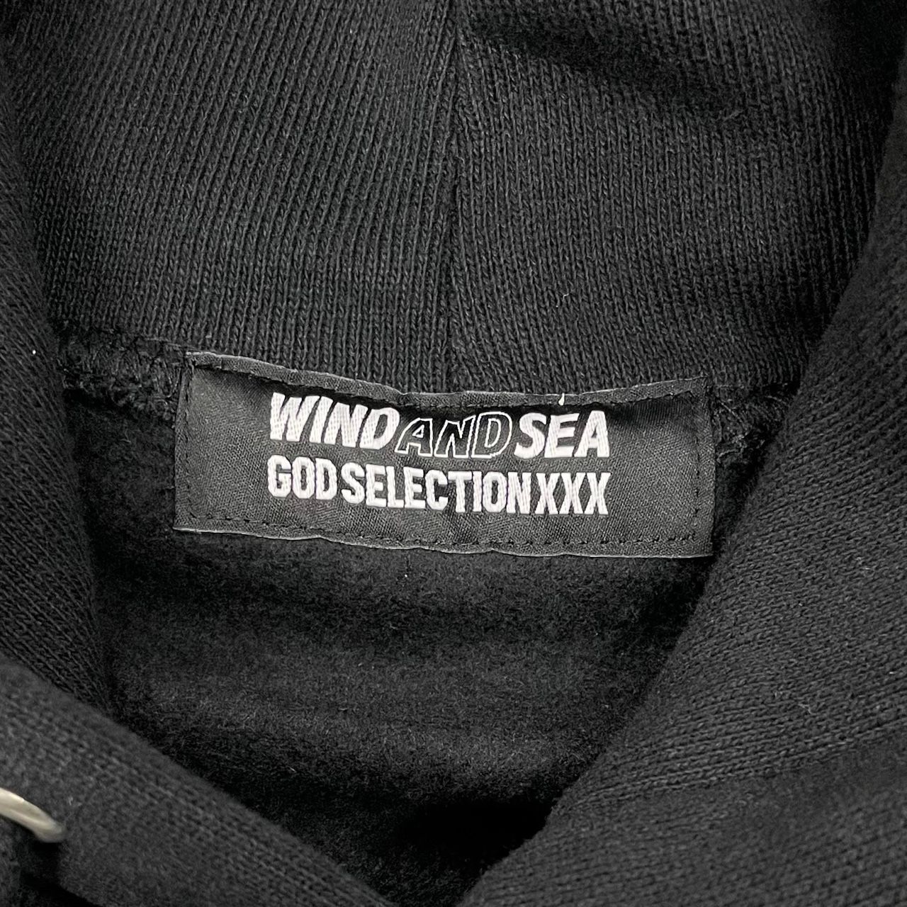 美品 GOD SELECTION XXX WIND AND SEA 23SS Hoodie コラボ プリント 