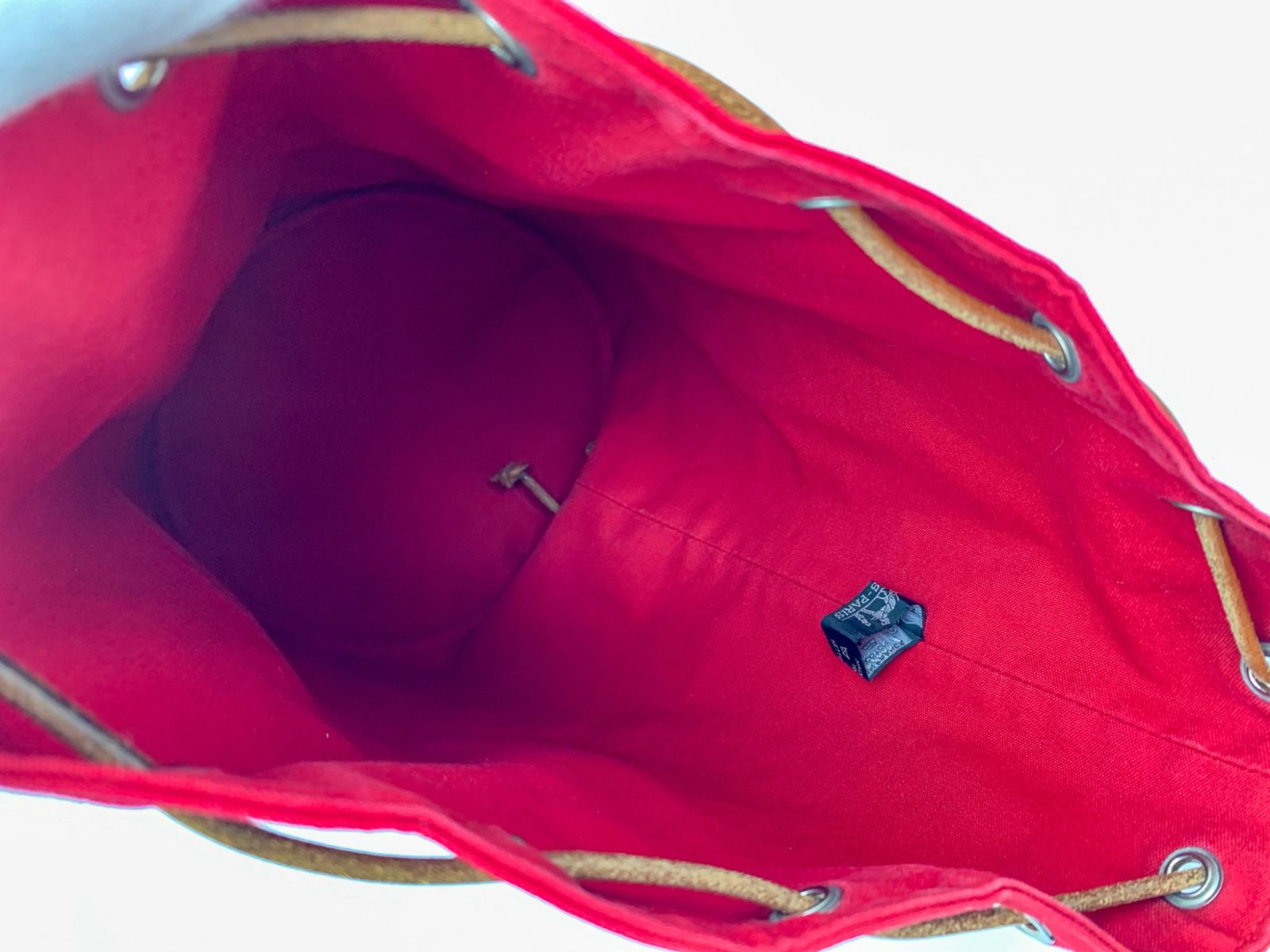HERMES エルメス 赤 レッド ポロションミミルGM 巾着型 ショルダーバッグ バック 鞄 カバン ブランド - メルカリ