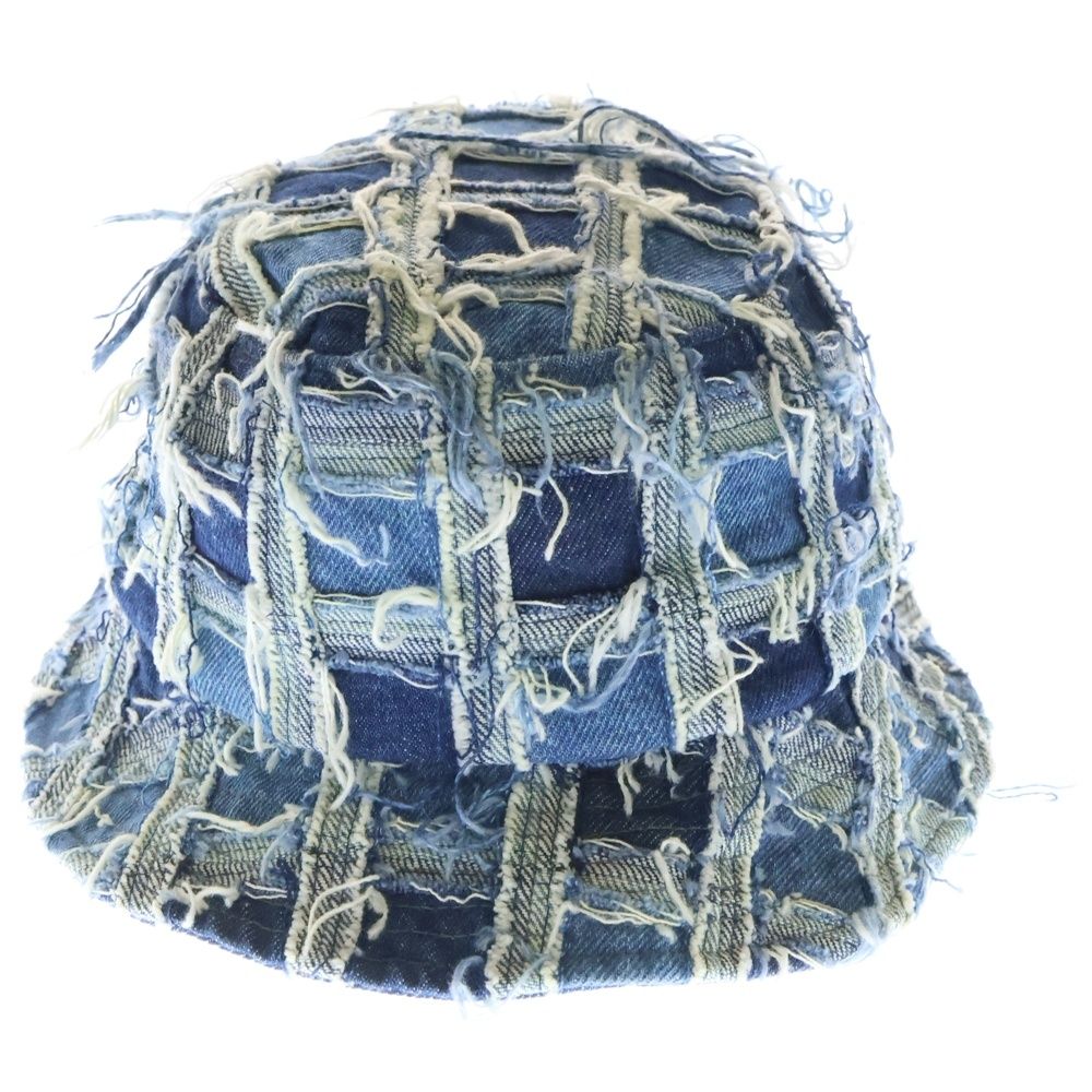 帽子 Supreme Frayed Patchwork Denim Crusher Supreme Frayed Patchwork Denim Crusher Washed Blue - SS23 - US