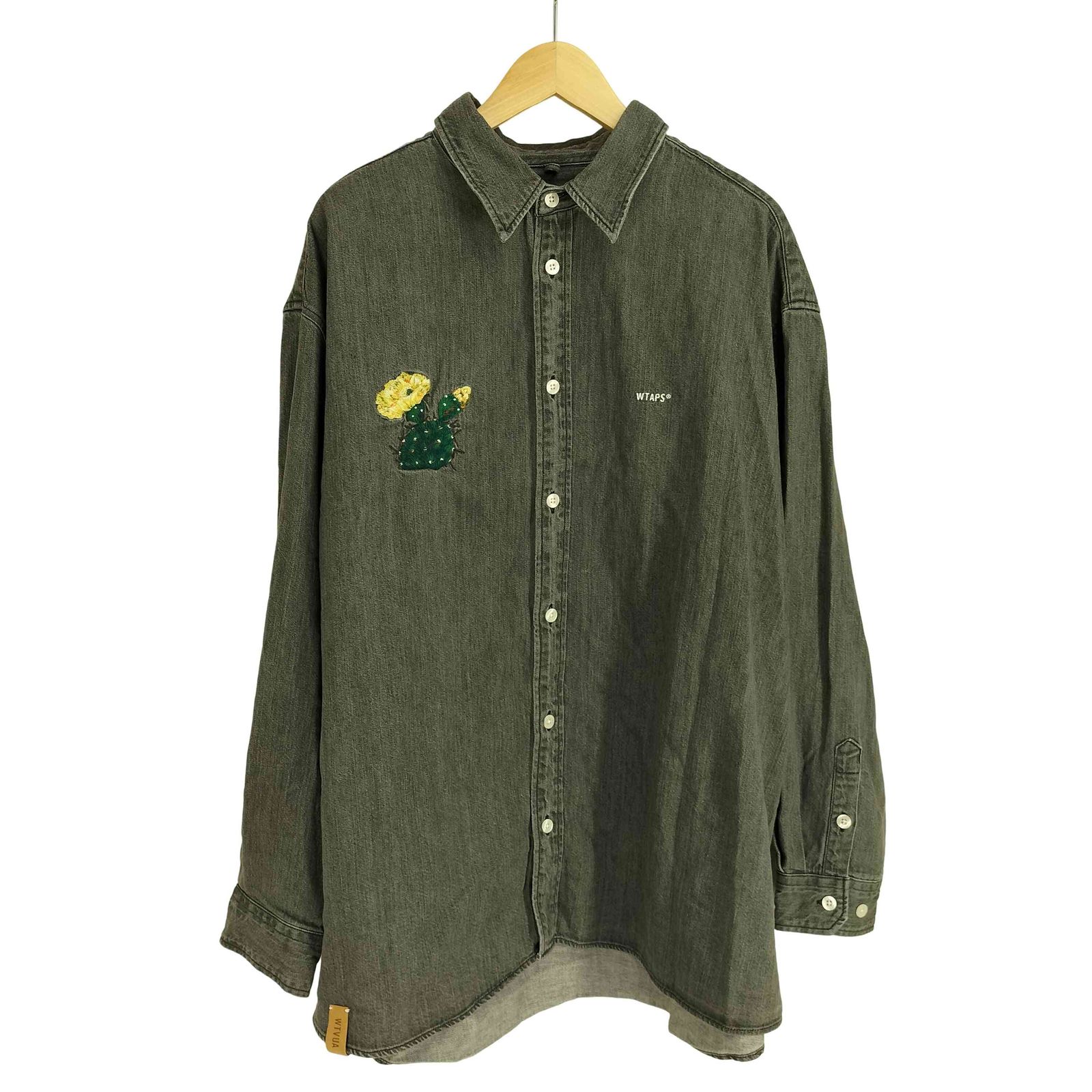 ダブルタップス WTAPS 24SS ALLMAN LS COTTON． DENIM． CACTO