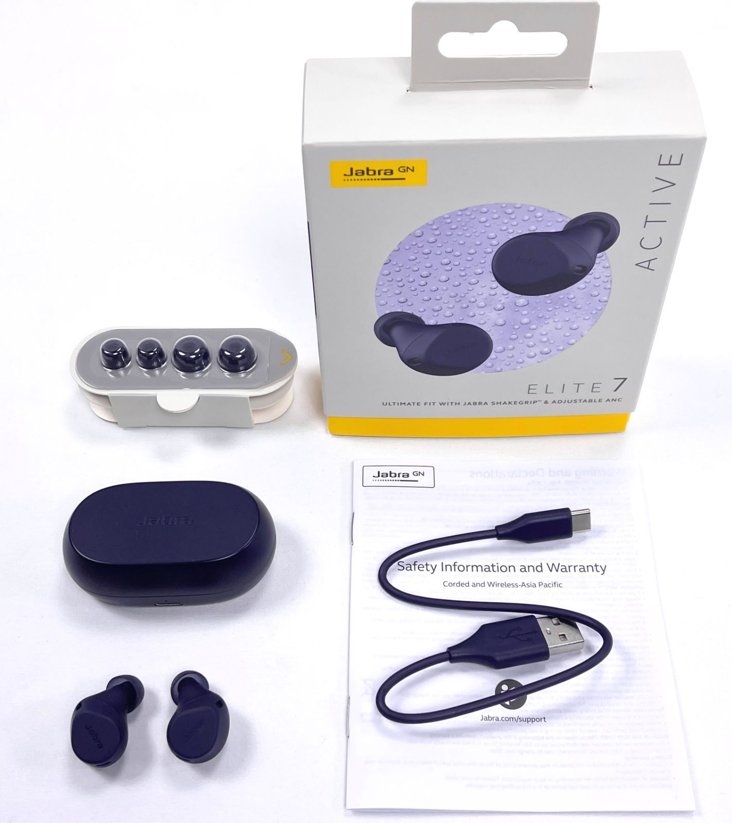 Jabra 完全ワイヤレスイヤホン Elite 7 Active [Navy] - メルカリ