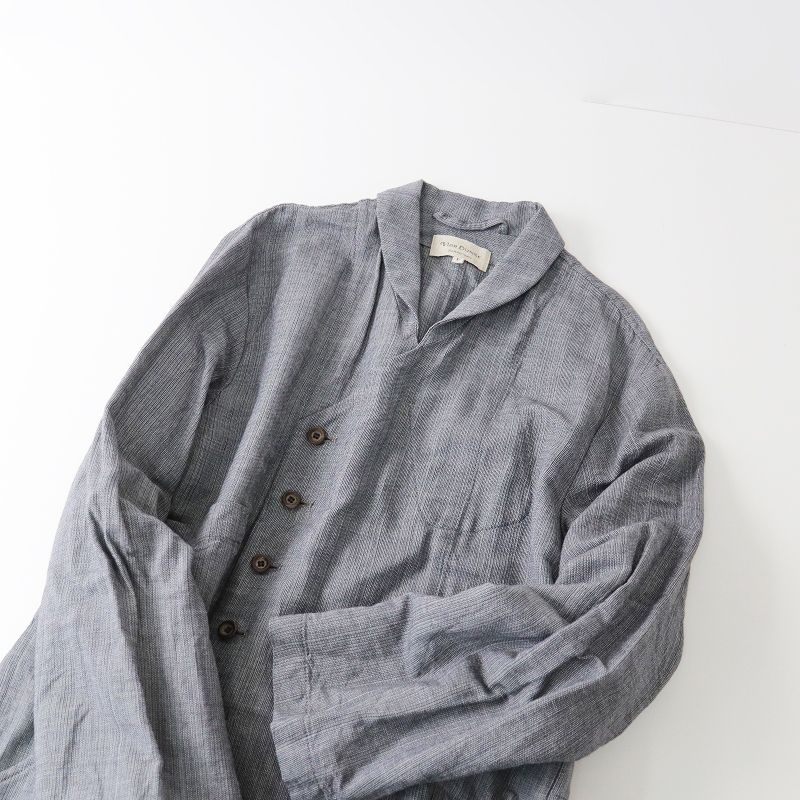 ヴラスブラム Vlas Blomme 美品 Linen cotton wool ラチネ Wフロントコートワンピース F/ブラック系  定価7.4万【2400013496186】 - メルカリ