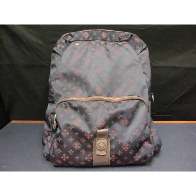 RUSSET 2WAYリュック バッグ 紺色美品 russet デイバック リュック 2ハンドルリュックサック(SF-220