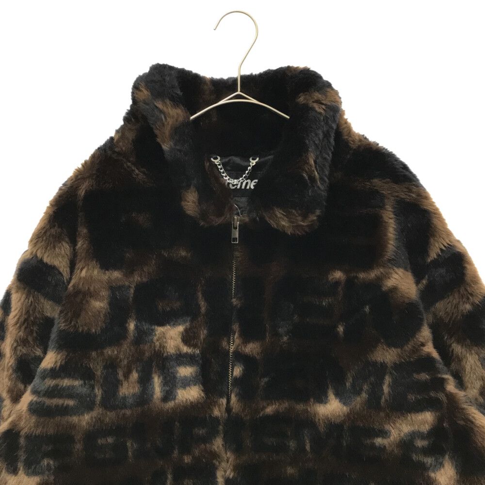 SUPREME (シュプリーム) 18SS FAUX FUR REPEATER BOMBER フェイク