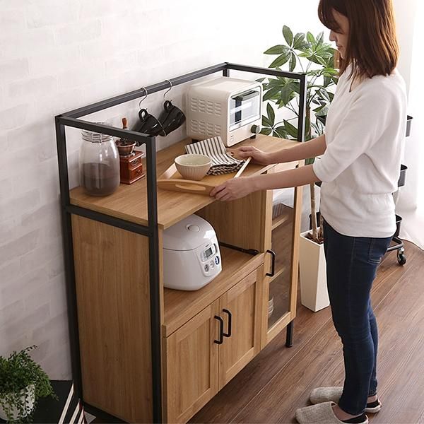 食器棚 キッチンボード カリモク 家電収納棚」の人気商品一覧 | 安い