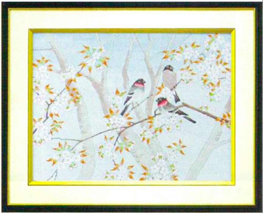 本 受注生産】文化刺繍キット 3号 「春うらら」