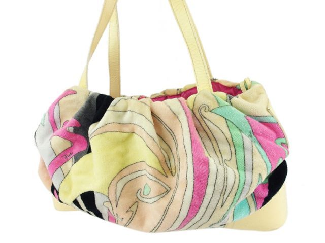 genten ゲンテン チェルキ 刺繍トート バッグ レザー 革鞄 大容量 赤