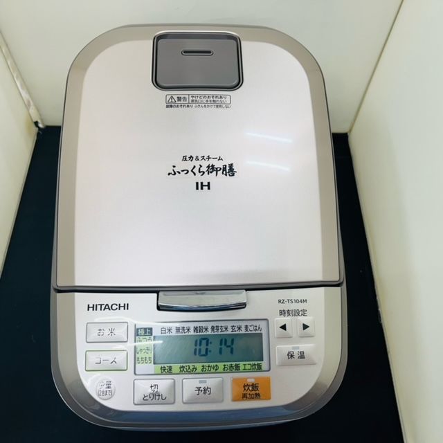 美品 日立 炊飯器 IH方式 RZ-TS104M ふっくら御膳 5.5合炊き 2020年 
