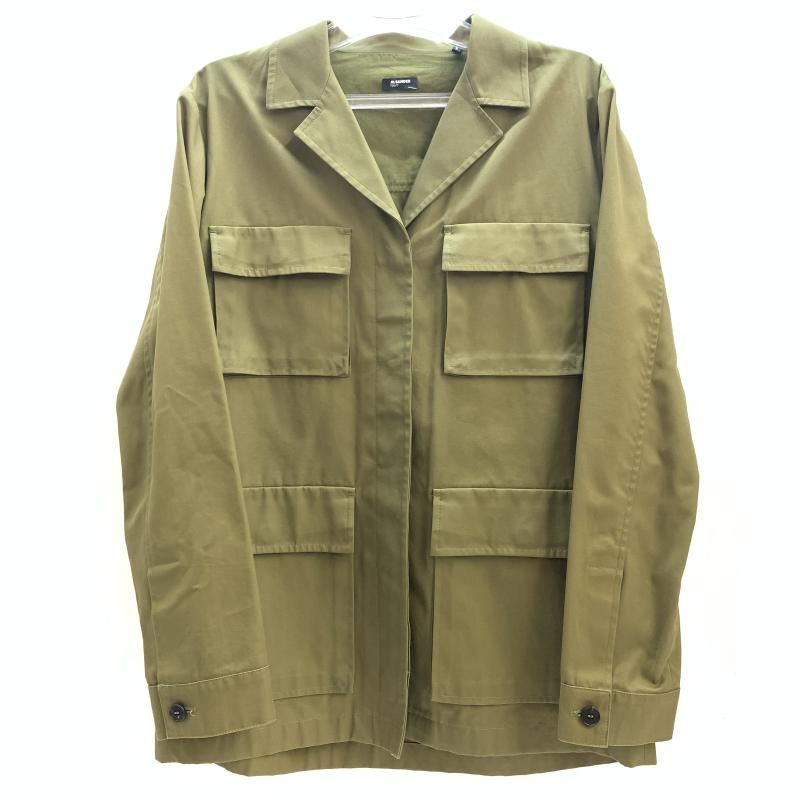JIL SANDER NAVY L|S ミリタリーシャツ 34 92