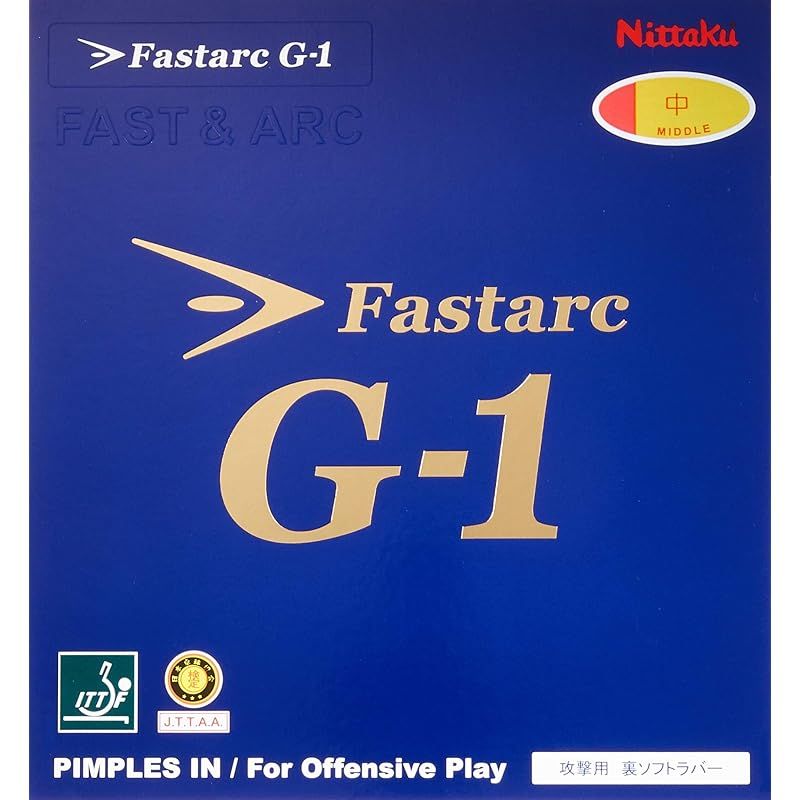 ニッタク(Nittaku) 卓球 ラバー ファスタークG-1 裏ソフト テンション レッド 中 NR8702 0