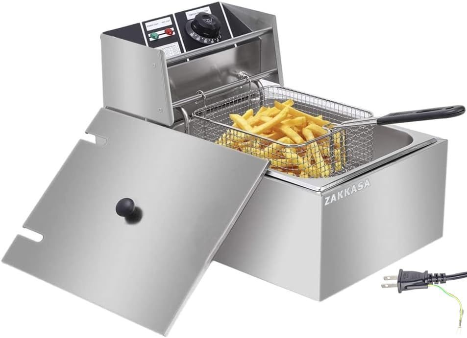 Amazon.co.jp: 電気フライヤー FL-DS4 4L 一槽式 ミニフライヤー 卓上