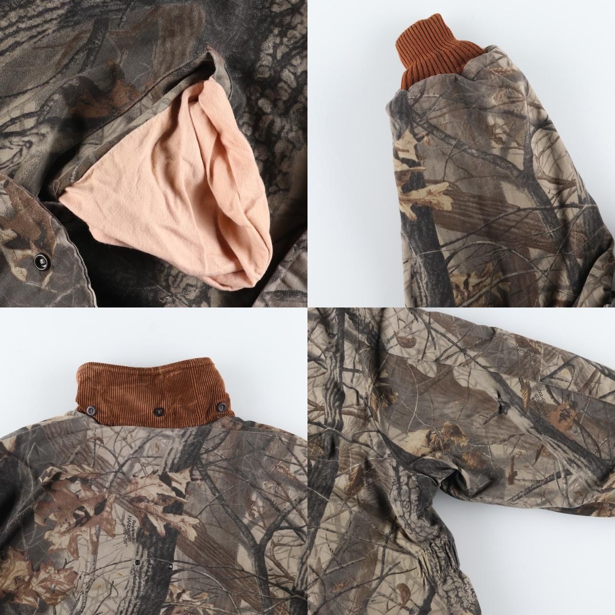 古着 Walls リバーシブル 迷彩柄 リアルツリーカモ 中綿