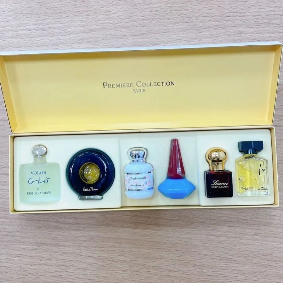 ★＜Premium＞ブランド香水 　ミニボトル6個セット MADE IN FRANCE　◎1980年代～パリで購入