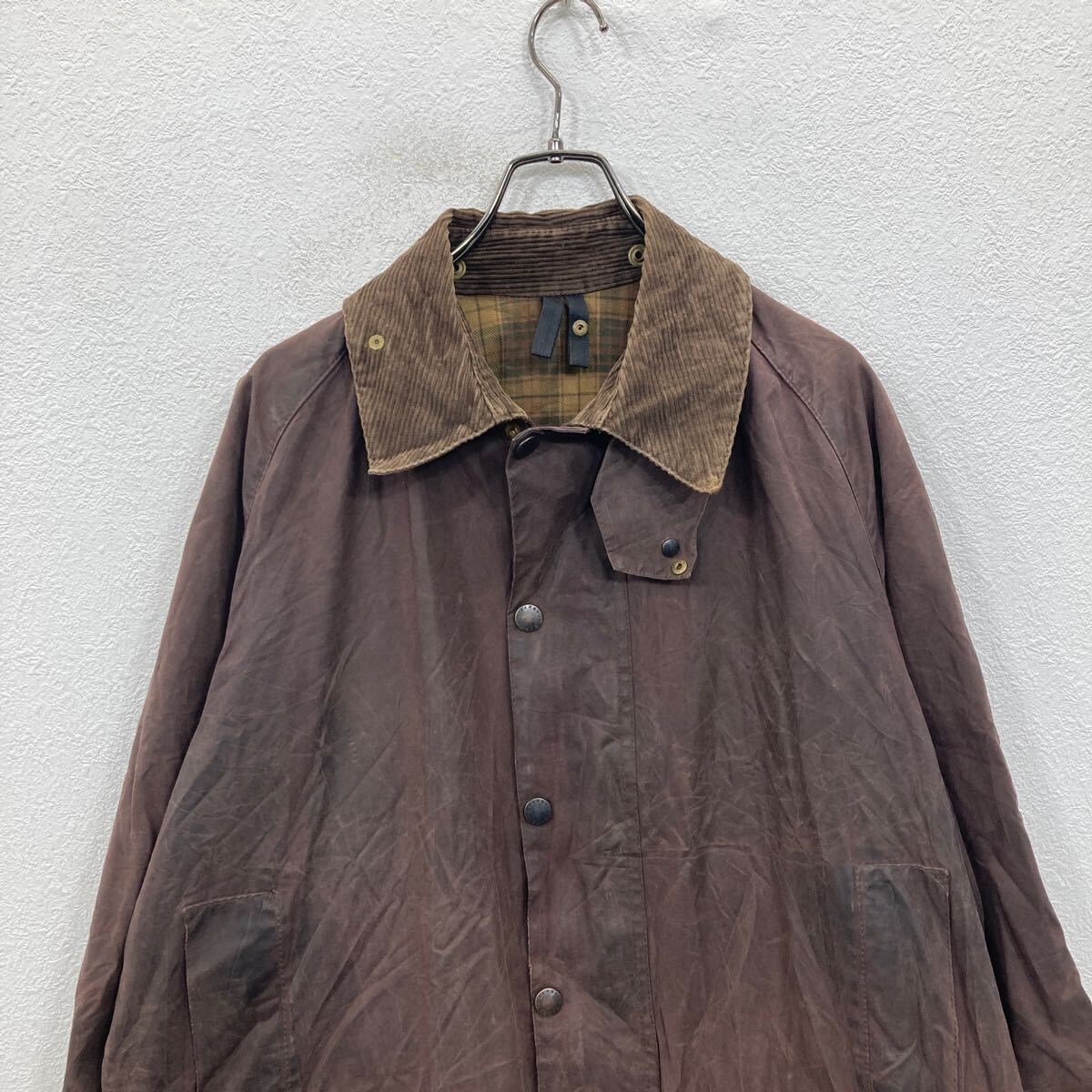 Barbour オイルドジャケット Lサイズ位 表記サイズC42 バブアー 90年代 