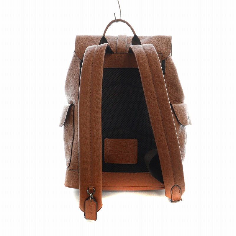 美品 コーチcoach バックパック ブラウン レザー F36811. COACH コーチ バッグ リュック F36811 サドル ハドソン