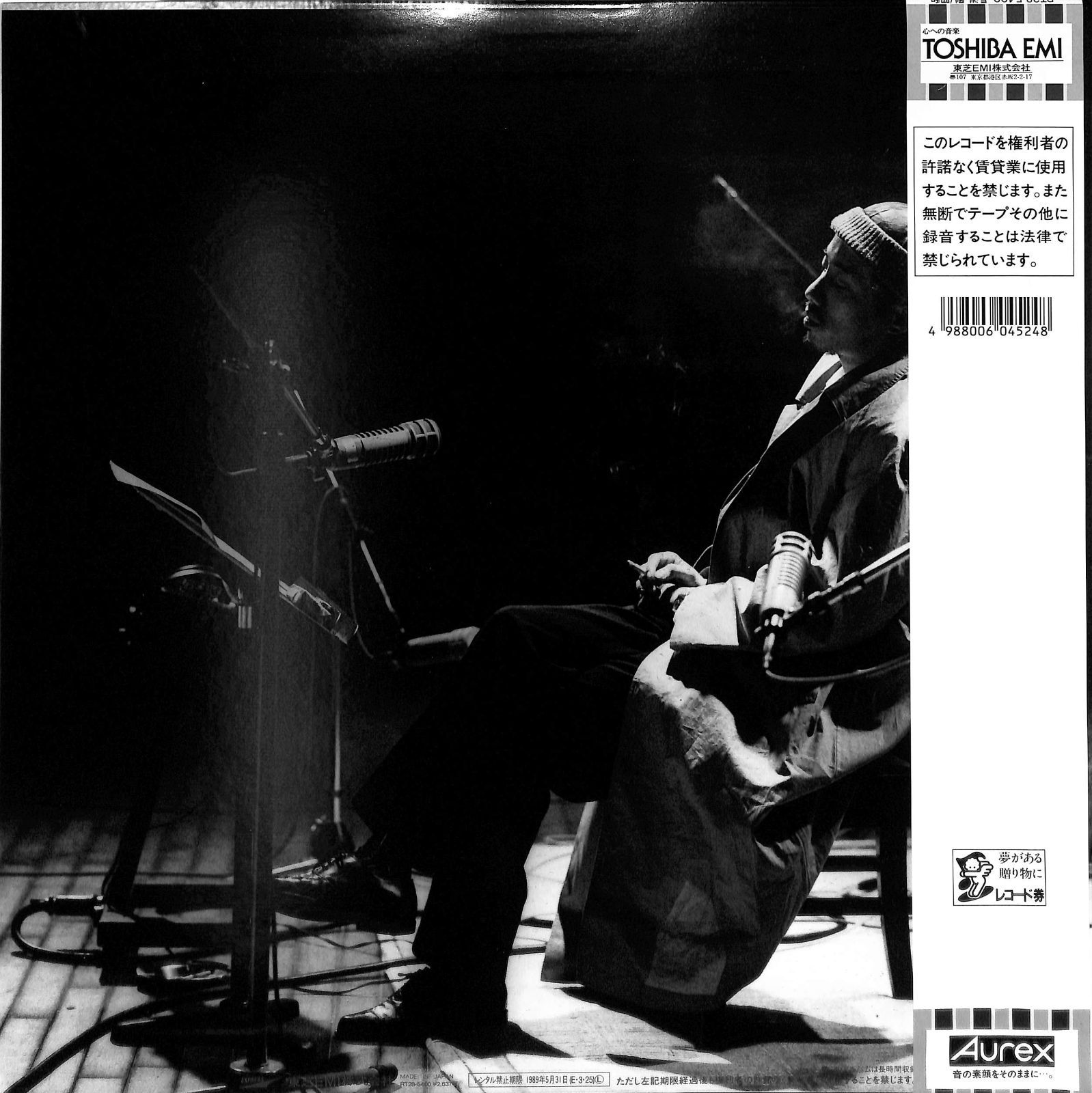LP1枚 / 長渕剛 / 昭和 (1989年・RT28-5400・岡沢章・富樫春生