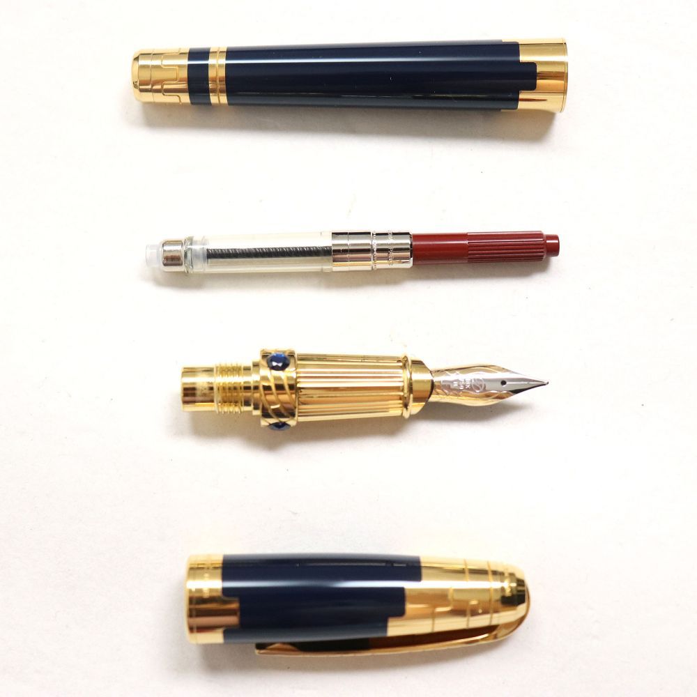 極美品▽デュポン ヌエボムンド スピネル ペン先K18 世界1000個限定