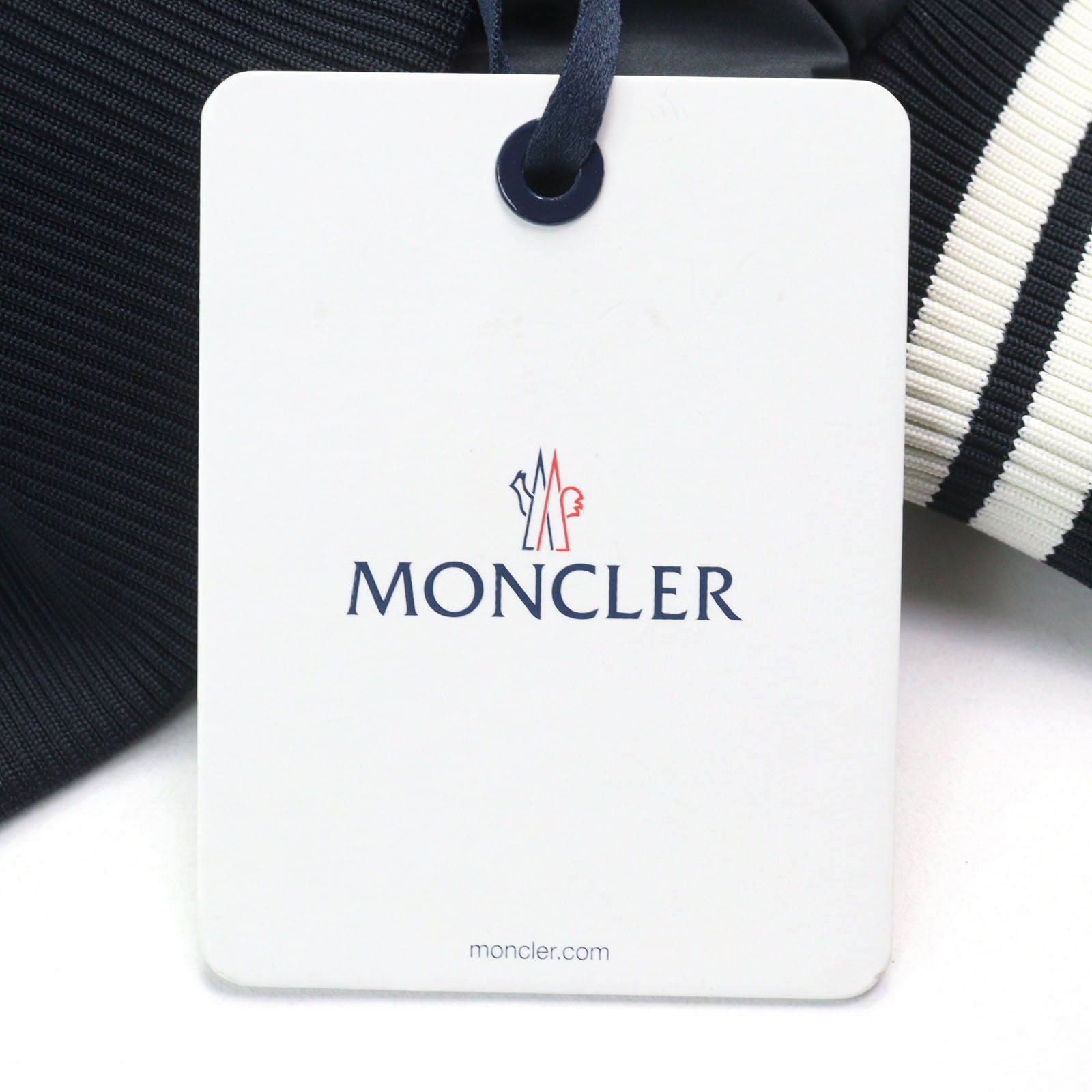 専用！！美品✨ モンクレール MONCLER ワンピース　ワッペンロゴ 未使用品○MONCLER モンクレール 22-23AW H20911A00106 595ZJ