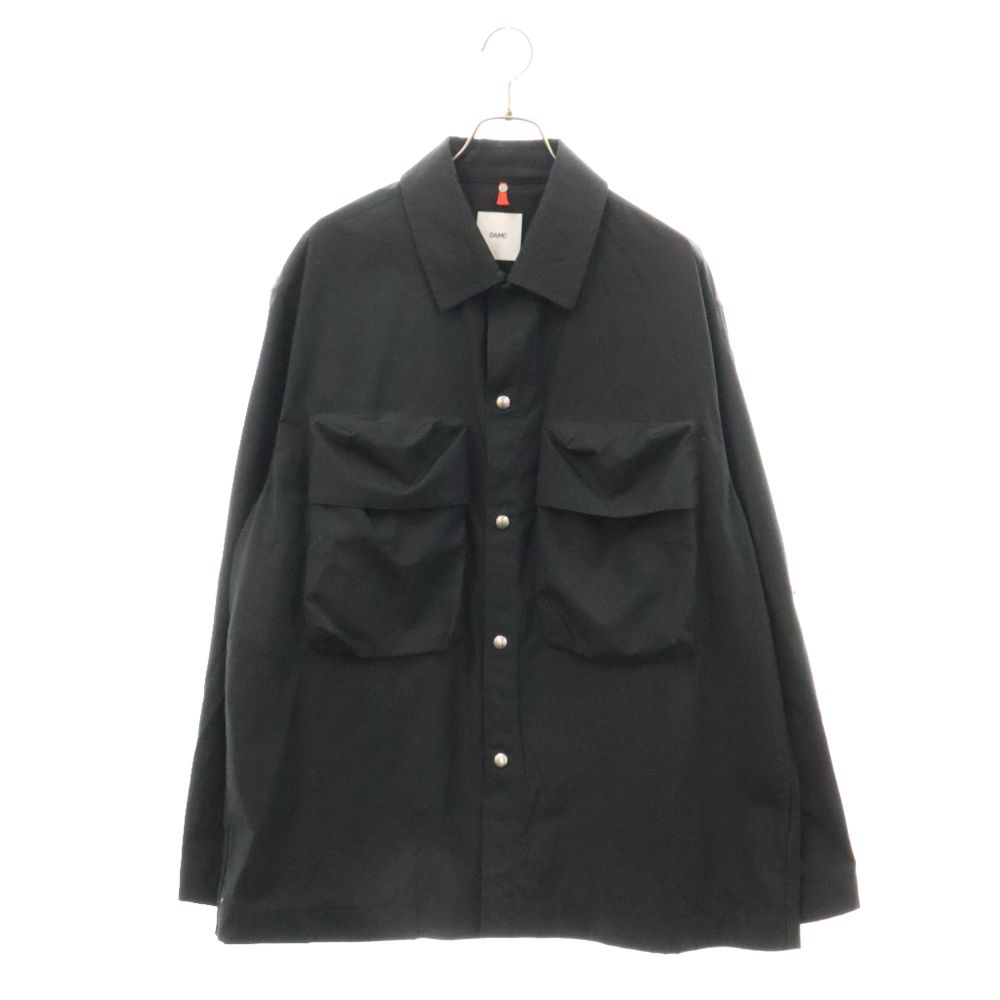 OAMC (オーエーエムシー) 22SS PUFF BLOUSON OAMU602231 フロントポケット シャツジャケット ブラック - メルカリ