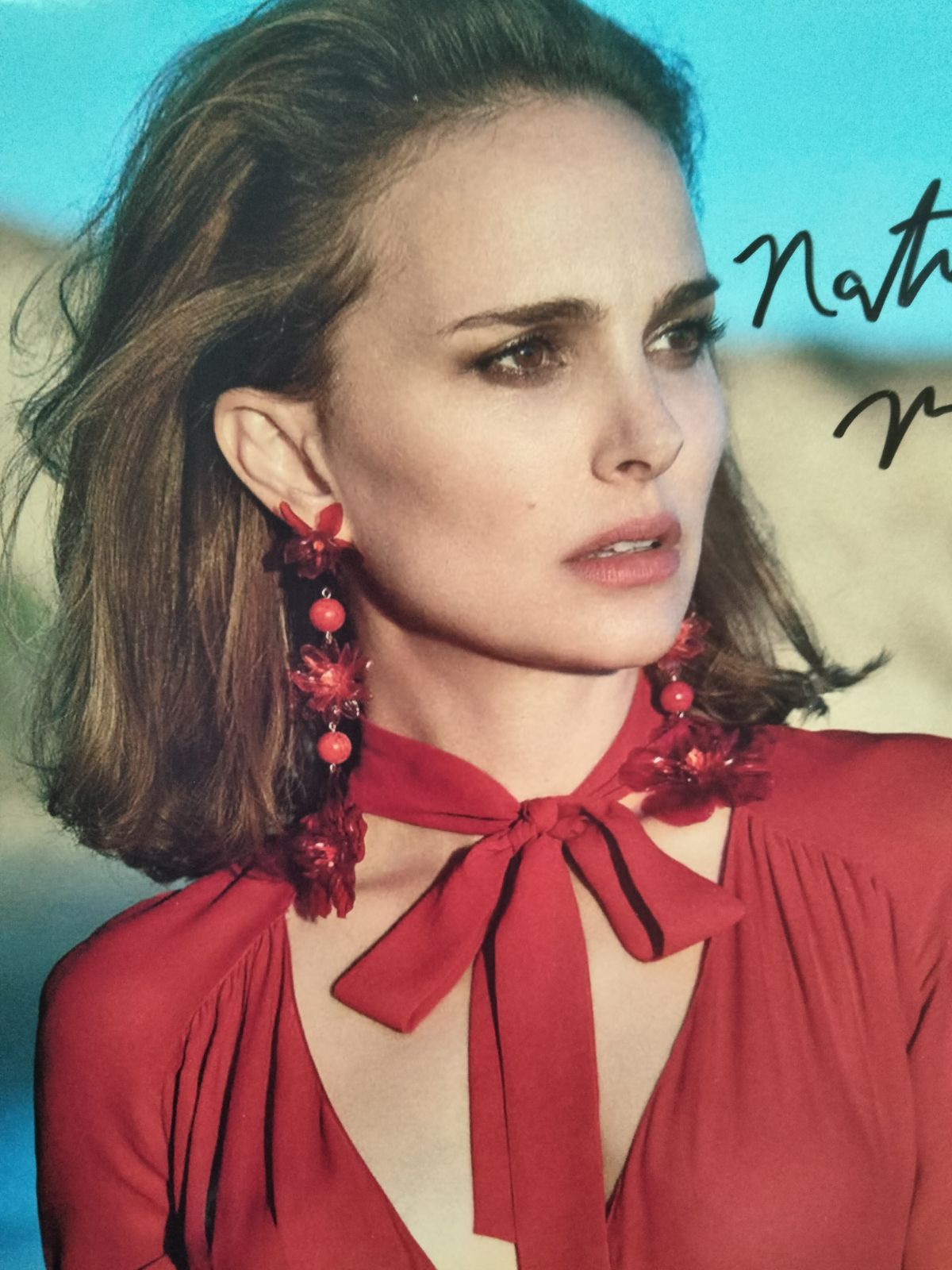 ナタリーポートマン直筆サイン入り大型写真…Natalie Portman 誕生日 ...