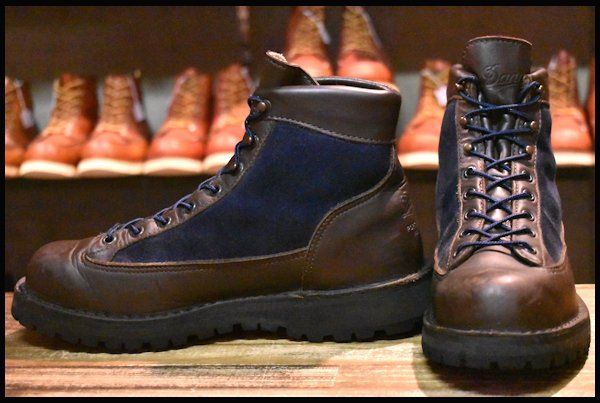 7.5EE 良品 白タグ】Danner ダナー エクスプローラー 38800X ブルー 青
