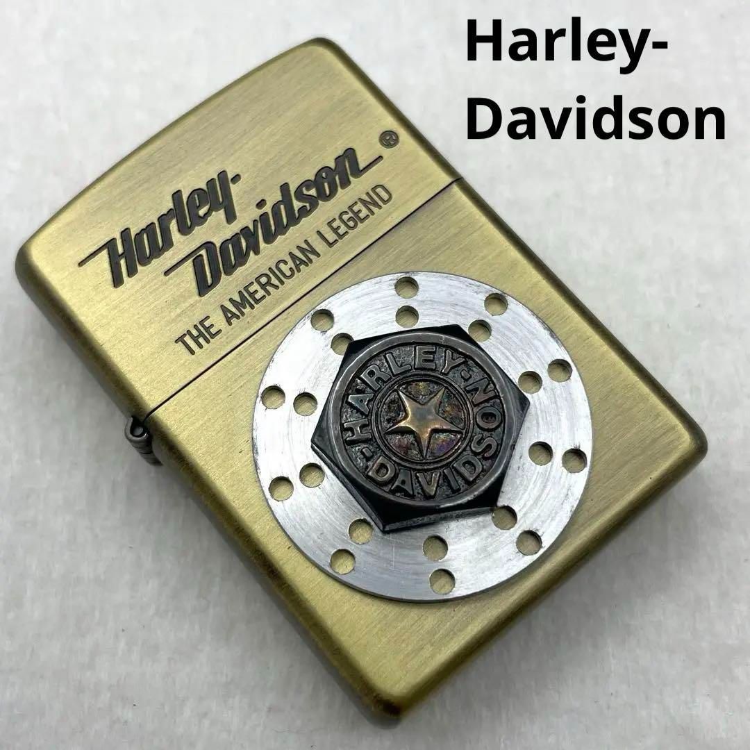 Zippo ハーレーダビッドソン ボルトオンディスクメタル貼り 1995
