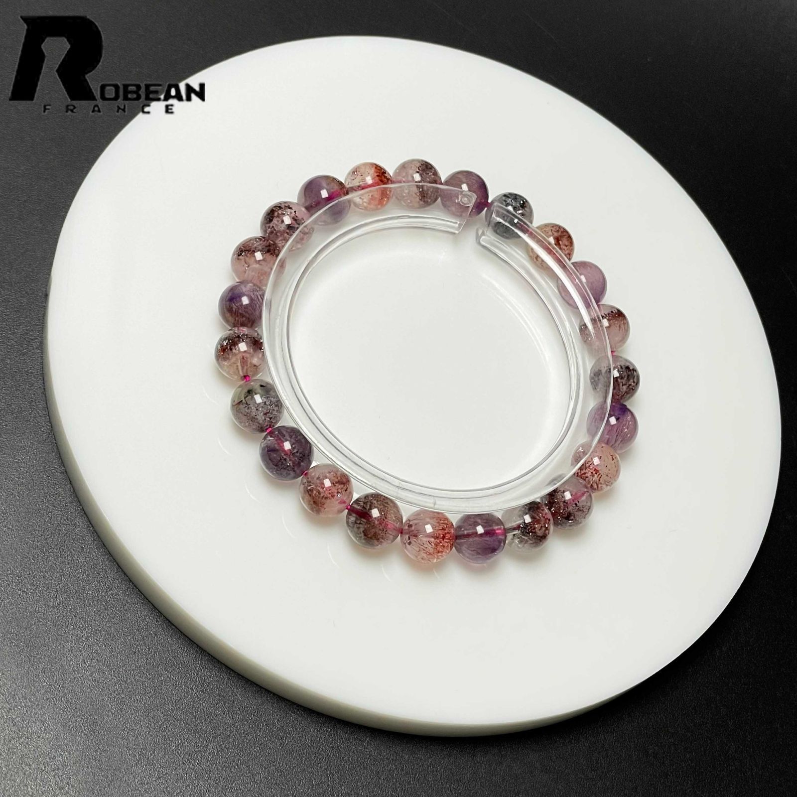 逸品 EU製 定価13万円☆ROBEAN・スーパーセブン☆パワーストーン 
