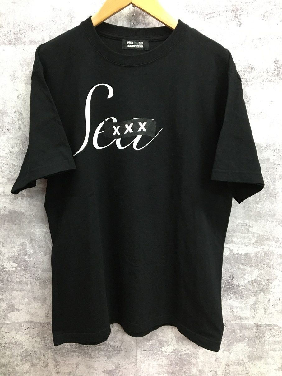 WIND AND SEA × GOD SELECTION XXX S/S TEE ウィンダンシー ゴッドセレクショントリプルエックス  ロゴTシャツ【4143-004】 - メルカリ